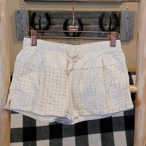 Girls eyelet shorts in size 12